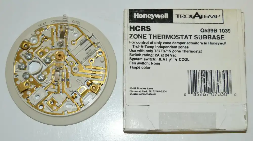 HONEYWELL Q539B1039 H/C Subbase
