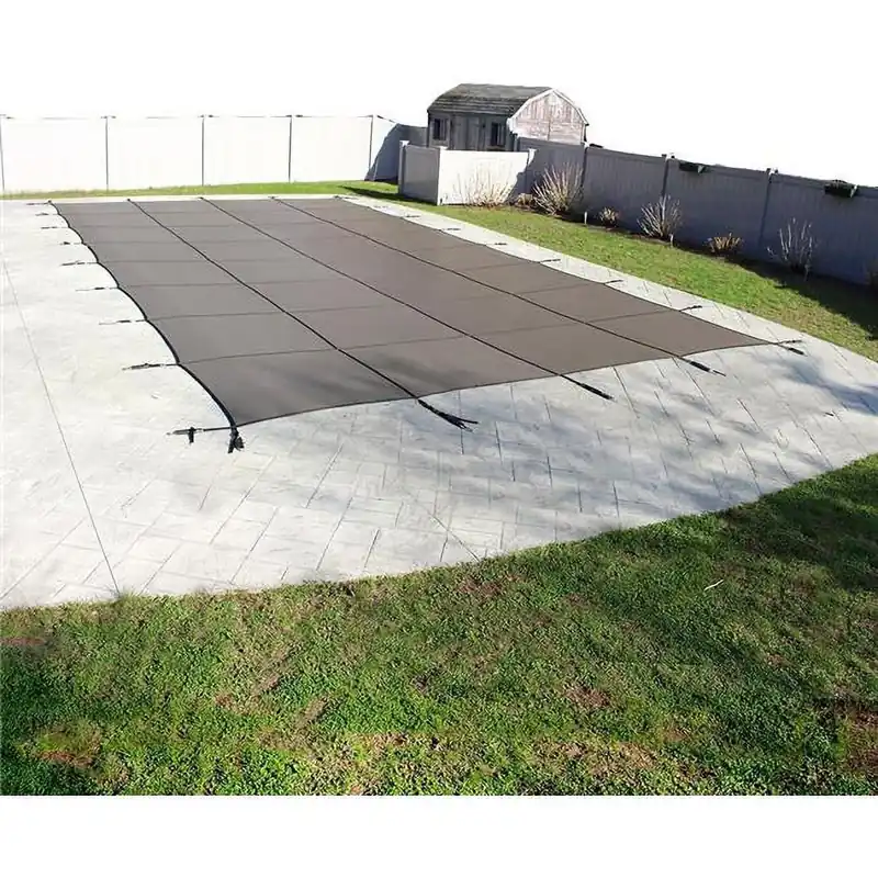 Findlay Vinyl FVSC2040 20 x 40 ft. Gray Mesh Pool Safety Cover
