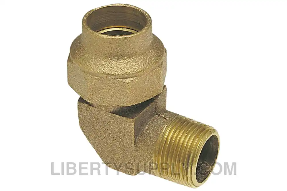 NIBCO 6054050 Cast Bronze Flared 90 Degree Elbow, 1 in. FL x M