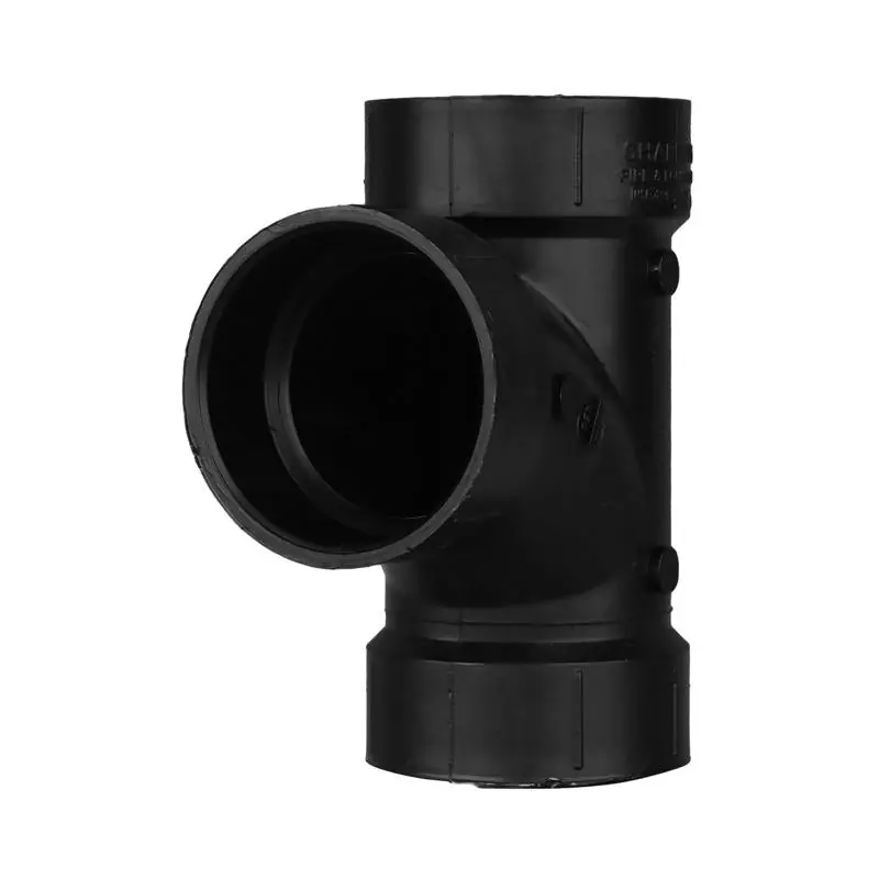 CHARLOTTE PIPE AND FOUNDRY ABS004000800 2 In. Hub x Hub x Hub Sanitary ABS Waste & Vent Tee