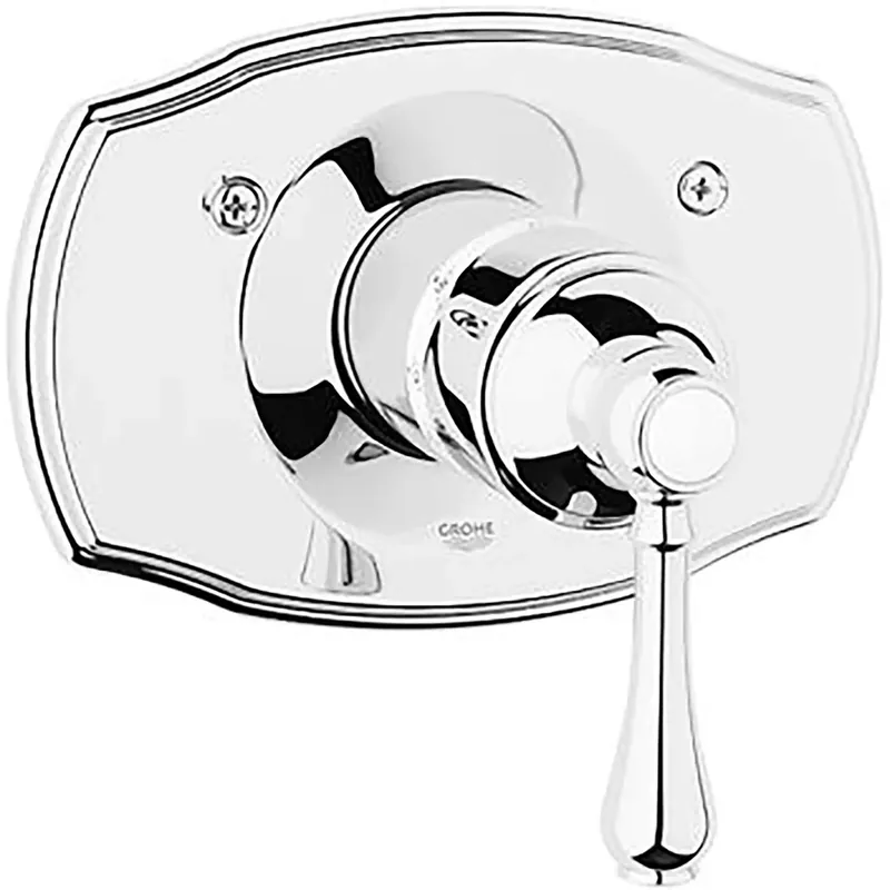 GROHE 19616EN0 Geneva Thermostatic Valve Trim with Lever Handle