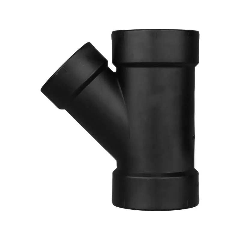 Charlotte Pipe and Foundry ABS006012000 4 x 4 x 3 In. Hub x Hub x Hub Reducing ABS Wye