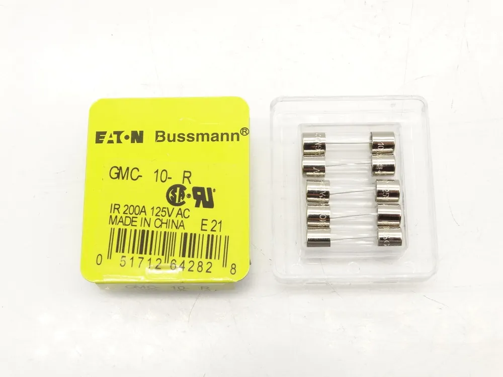 EATON BUSSMANN GMC-10-R Medium Time-Delay Fuse 10A 125VAC