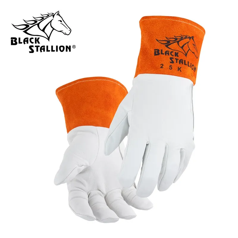 REVCO BLACK STALLION 25KM Premium Kidskin TIG Welding Gloves