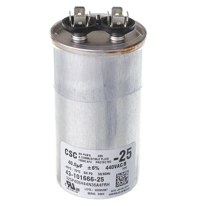 RUUD 43-101666-25 40/440 Single Round Capacitor
