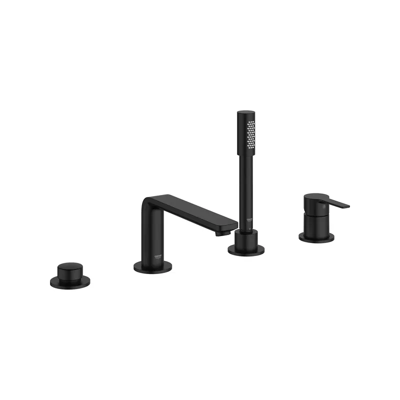 GROHE 195772431 Lineare Tub Filler with Hand Shower - Matte Black