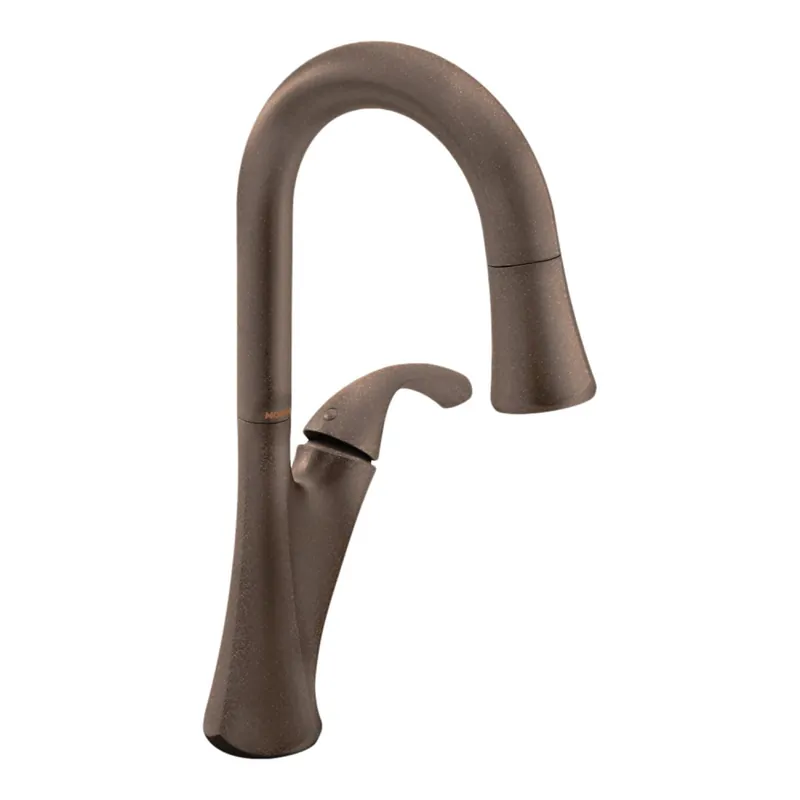 Moen 6124ORB Notch One-Handle Pulldown Bar Faucet Oil Rubbed Bronze