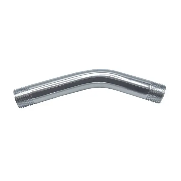 1/2'' X 6'' Chrome-Plated 45 Degree Shower Arm