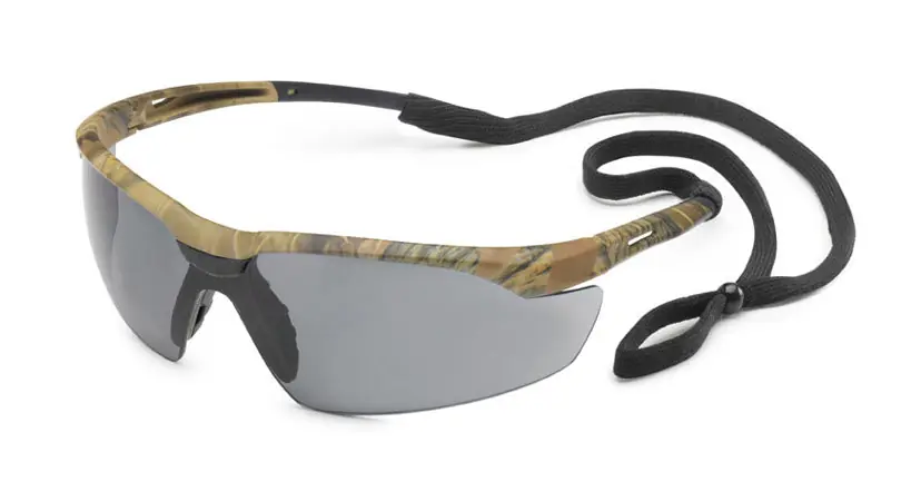 GATEWAY 28CM78 Conqueror Safety Glasses Camo Frame Gray Anti-Fog