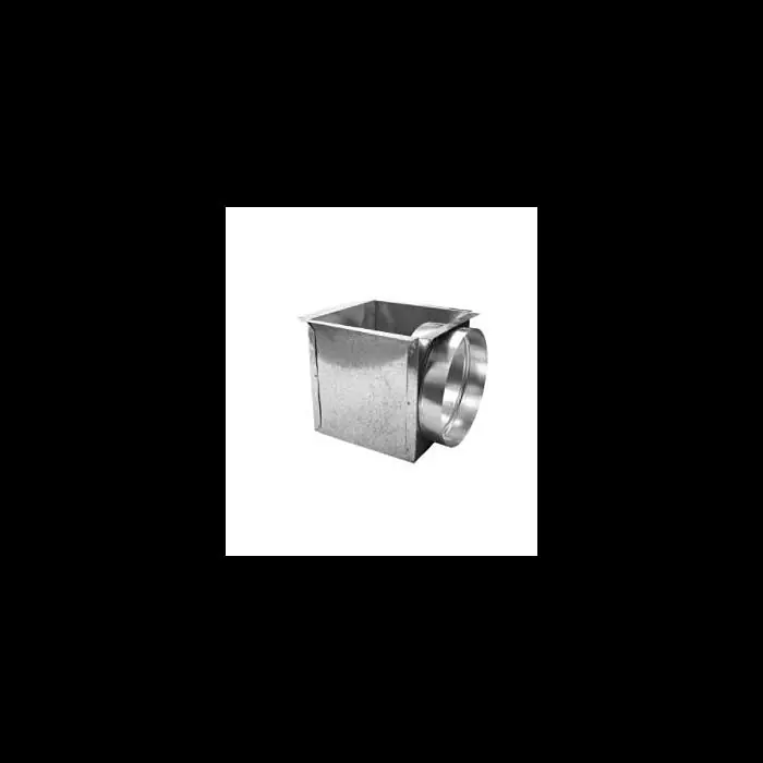 GRAY METAL PRODUCTS 8X8X6-320S Side Outlet Box with 6 Collar