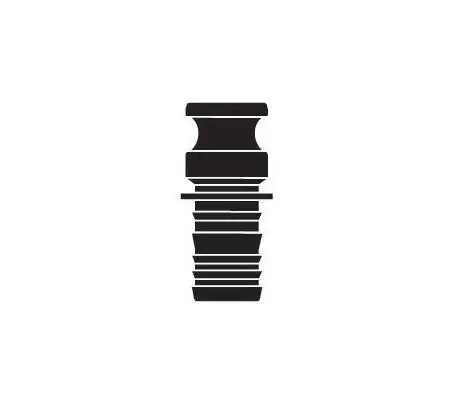 CAMPBELL E-PP-150 Cam & Groove Part E 1-1/2 Poly-Glass