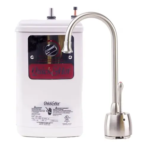 MOEN H711-U-SN Coronado Instant Hot Water Tank and Faucet Combo Satin Nickel