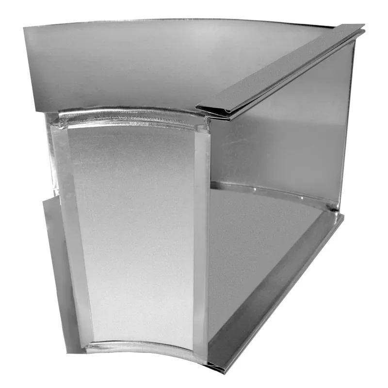 Gray Metal Products 12X8-123SD Long Way Trunk Elbow