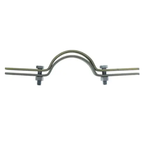 HANGERS 50G0800 Riser Clamp Standard Electro Galvanized 8 Inch IPS