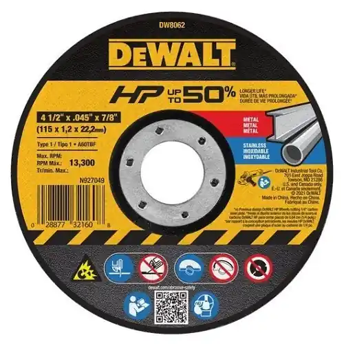 BLACK & DECKER DW8425 Depressed Center Wheel