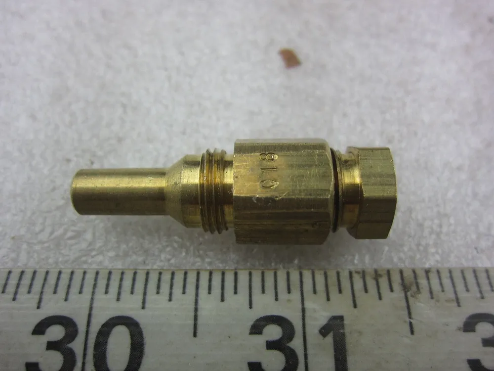 ANDERSON BA718-011 Anderson & Forrester BA718 1/4CC 7/16-27 Pilot Gas Orifice