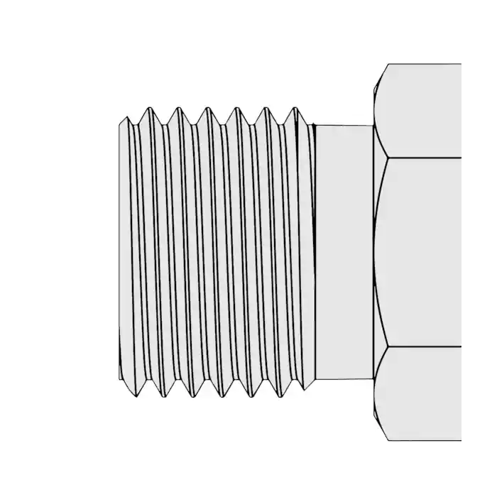 TYLOK 6176 1/2 Tube Fitting x Male Quick Test Adapter
