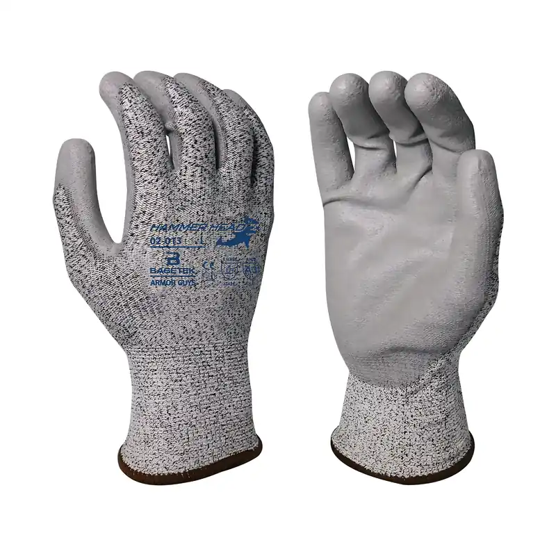 ARMOR GUYS 02-013-L-DZ Basetek Hammerhead Cut Level A3 Work Gloves Large Dozen Pairs
