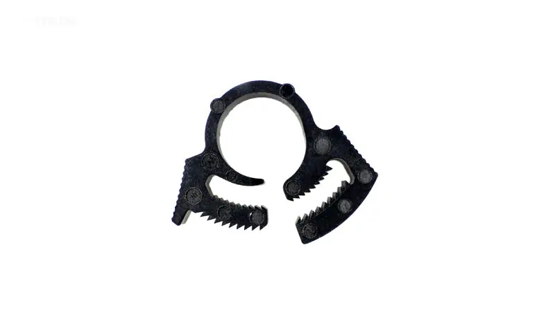 Custom Molded Products 7-0021 Black Tubing Squeeze Clamp