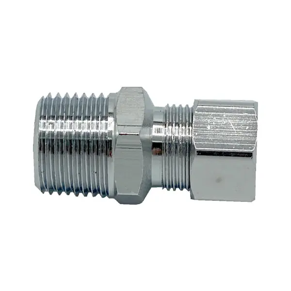 1/2'' Male Chrome Plated Flex Adapter (Lead-Free)