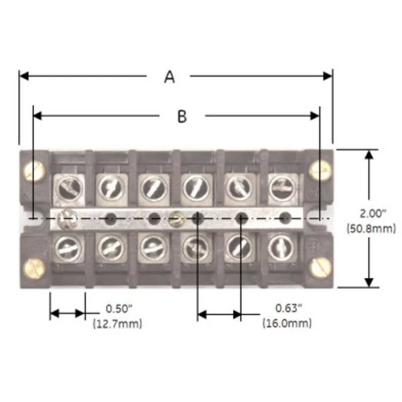 Mueller Industries AC18 Terminal and Contact Block