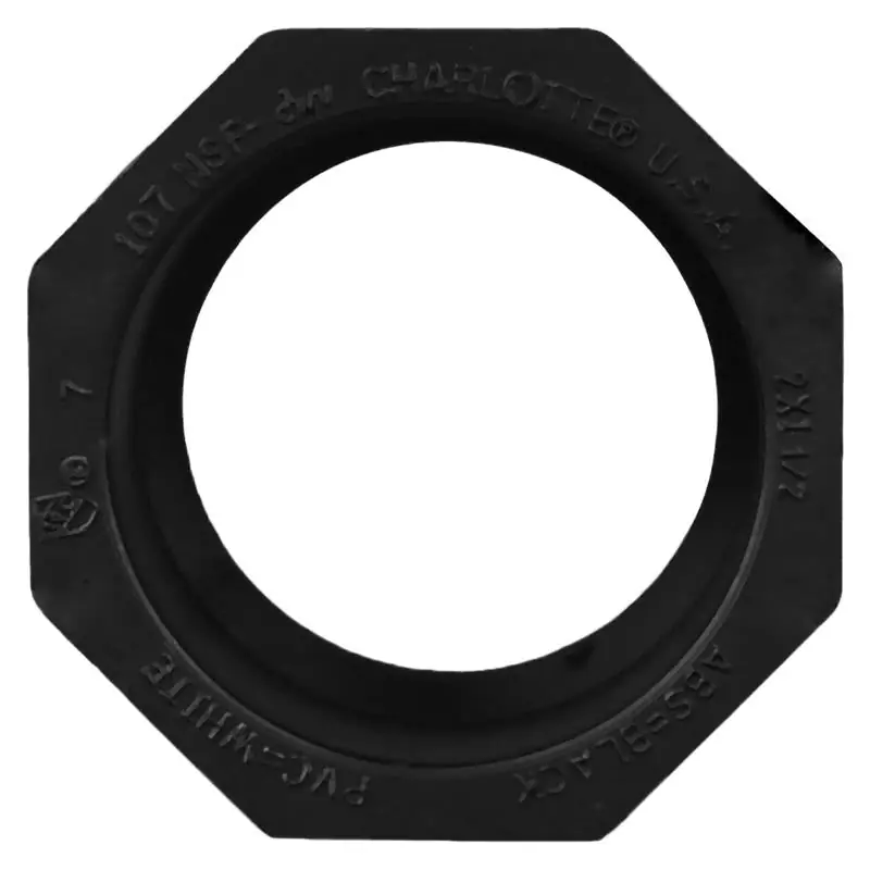 Charlotte Pipe And Foundry ABS001070800 2 In. Hub X 1-1/2 In. Spigot ABS Flush Bushing
