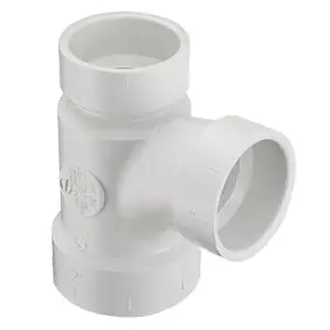 NIBCO P401-257 PVC DWV Reducing Sanitary Tee