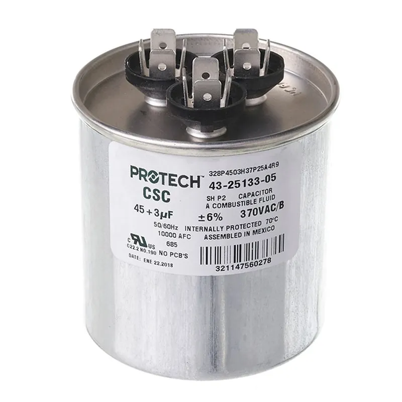 RUUD 43-25133-05 Dual Round Capacitor