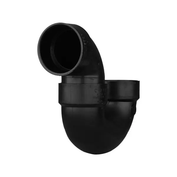 Charlotte Pipe And Foundry ABS00706X1000 3 In. ABS P-Trap With Solvent Weld