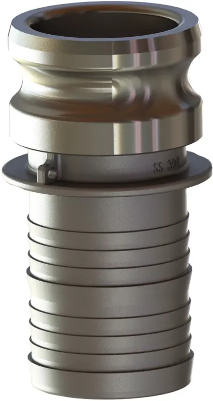 Campbell E-SS-400 Cam & Groove Part E 4 Inch 304 Stainless Steel