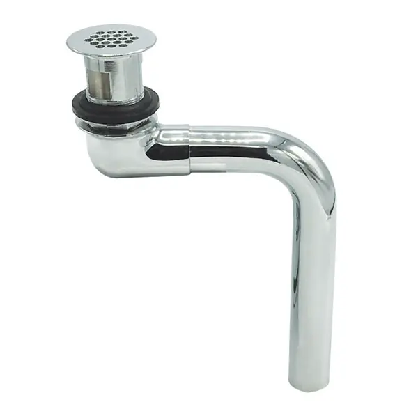 Chrome-Plated 1 1/4'' Offset Grid Drain