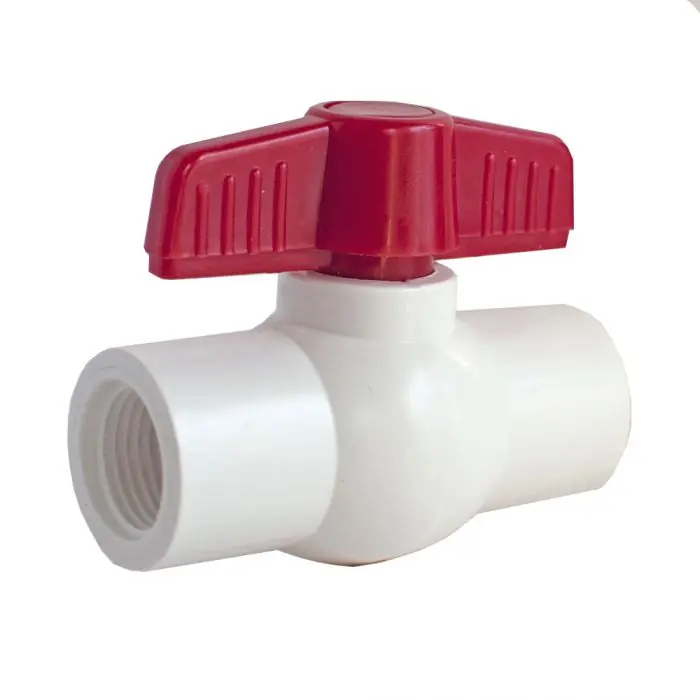 Soval 401-012 1-1/4 PVC Threaded Socket Ball Valve - NSF