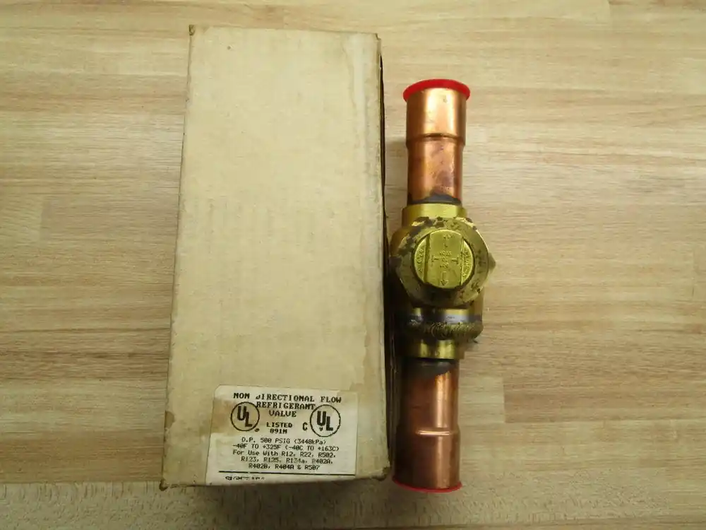 Superior Refrigeration 591WA-11ST 1-1/8 ODS Brass Ball Valve