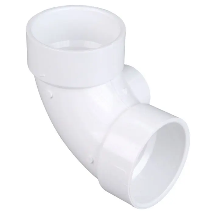 NIBCO P502-338 3 x 3 x 2 PVC DWV Wye and 45 Degree Elbow Combo