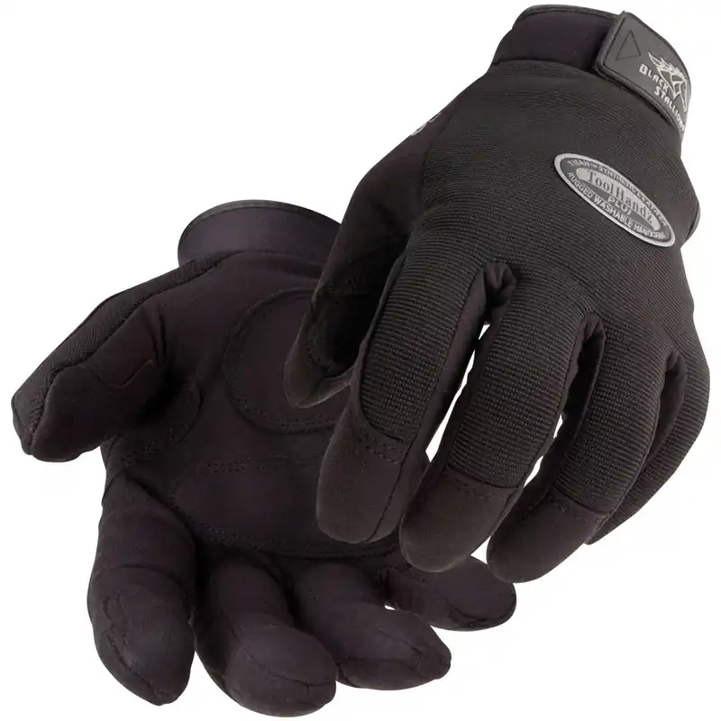 REVCO BLACK STALLION 99PLUSL-BLK ToolHandz Plus Original Mechanics Glove