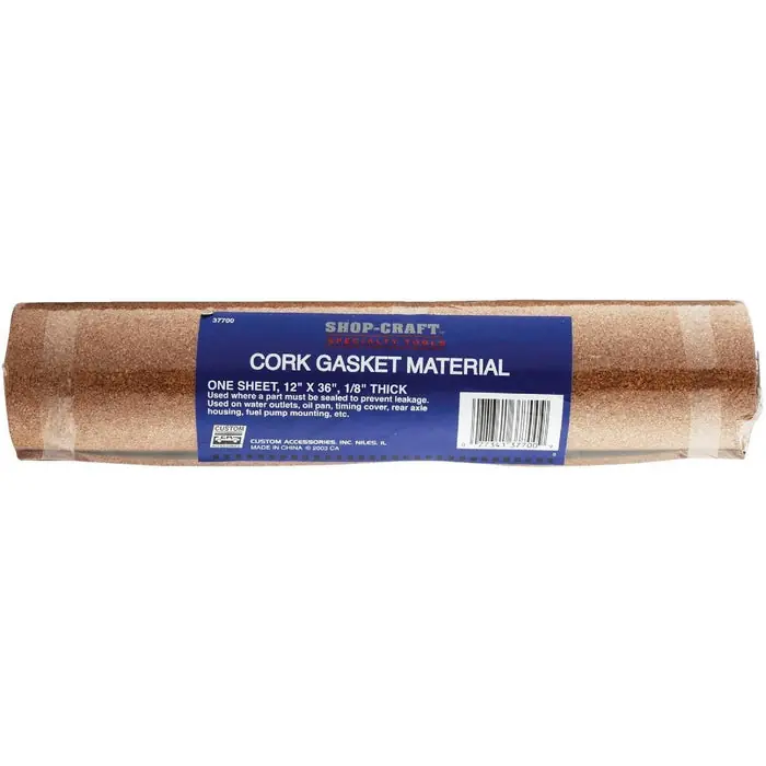 Custom Accessories 37700 Cork Gasket Material 1/8 x 12 x 36-In.