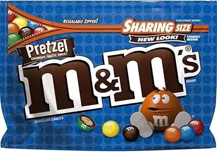 M&M Manufacturing S57 Pretzel Milk Chocolate Candy