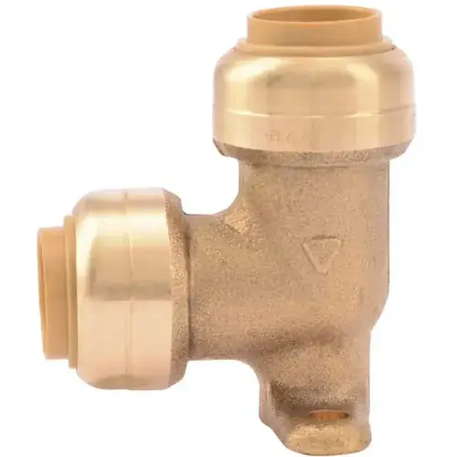 CASH-ACME U249LF 1/2 in. Brass Push-to-Connect 90-Degree Drop Ear Elbow