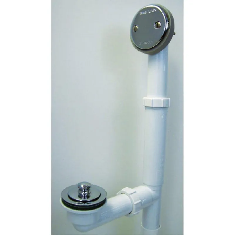 Watco 550-LT-PVC-BN Presflo® 16 in. Plastic Lift & Turn Drain in Brushed Nickel