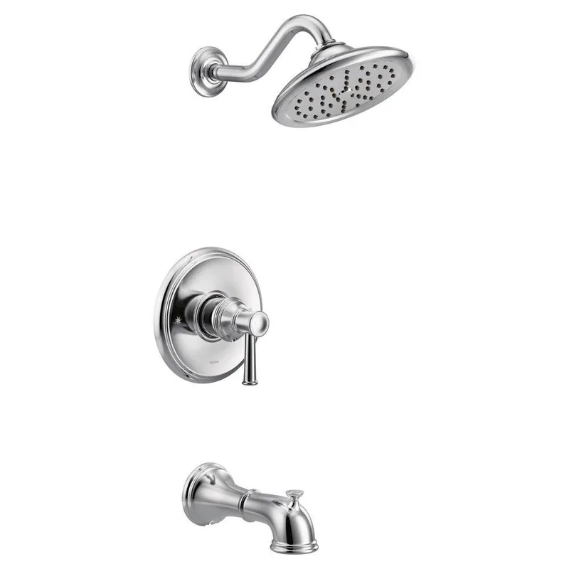 Moen UT3313EP Align One Handle Single Function Bathtub & Shower Faucet in Chrome (Trim Only)