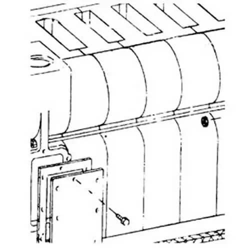 Weil-McLain 311800026 Intermediate Section w/ Tie Rod Lugs