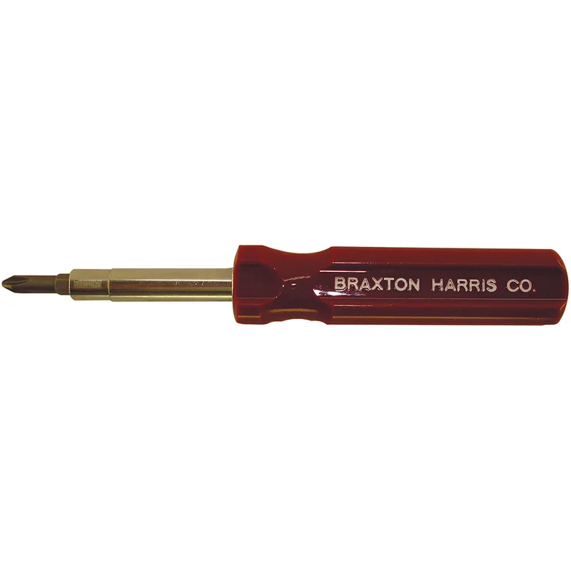 Braxton Harris Company Inc 6WS 6-Way Heavy Duty Screwdriver