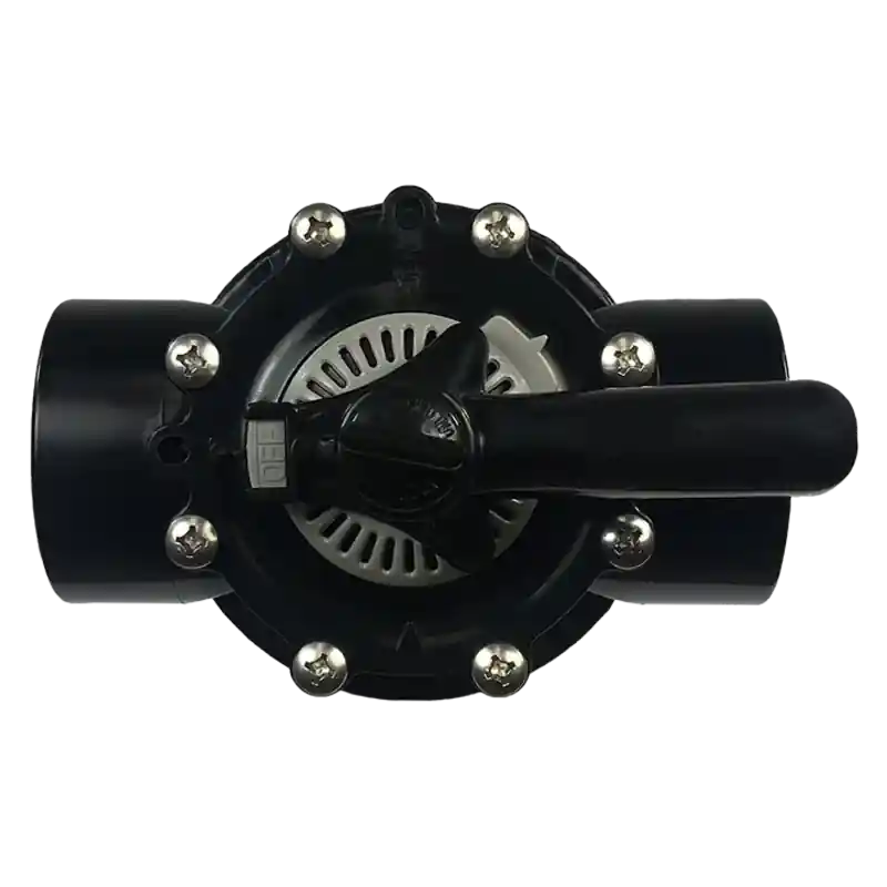 Zodiac 25912-204-000 CMP Black 2 Socket x 2-1/2 Spigot Hydroseal 2-Way Diverter Valve