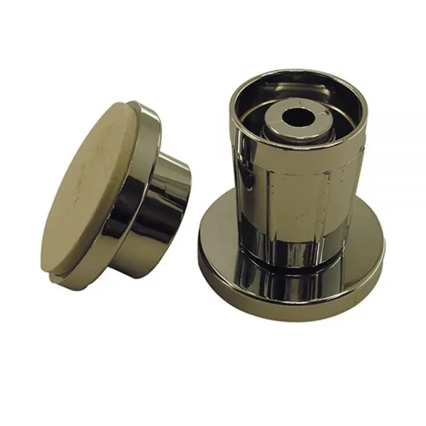 Braxton Harris Company Inc ACRH Adjustable Plastic Curtain Rod Holder - Chrome Plated