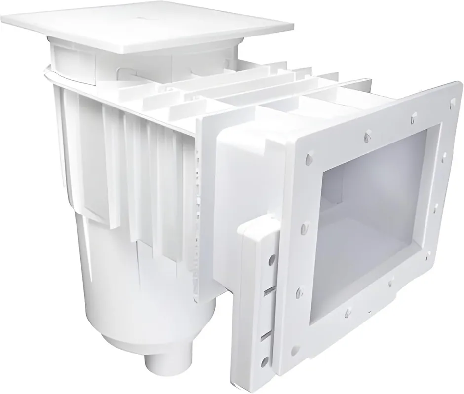 Zodiac 25160-511-100N CMP Pool Defender 2 Socket x 2.5 Spigot Gray Inground Skimmer without Float Valve