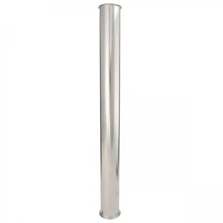 SIOUX CHIEF 240-416316C25 TAILPIECE DOUBLE FLANGED 1 1/2 X 16 CHROME 17GA