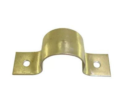 Braxton Harris Company Inc PSG2H2 2-Inch Galvanized 2-Hole Pipe Strap