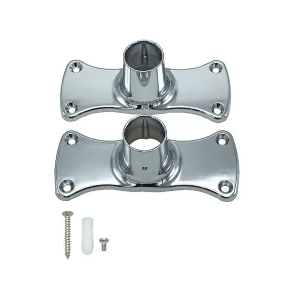Jumbo Shower Bar Flange (Pair)
