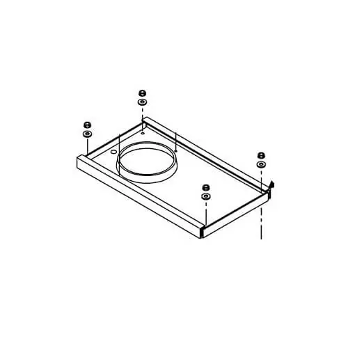 Weil-McLain 386700343 Collector Hood Kit for SGO 6 S1-2