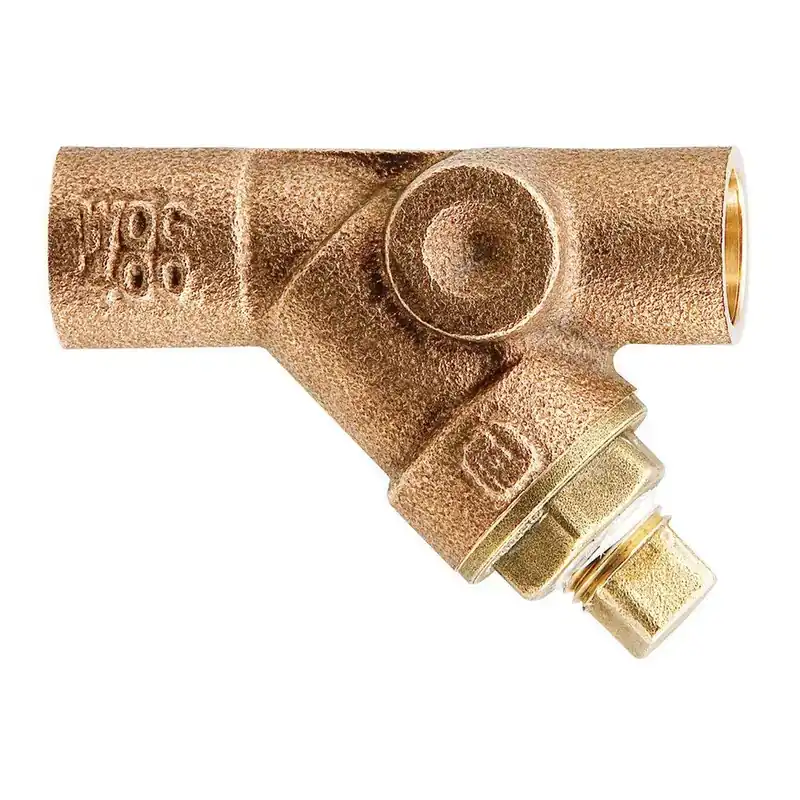 Watts 0379124 LFS777SI 2 x 2 x 2 in 400 psi Bronze Sweat Wye Strainer
